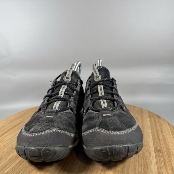 S MERRELL Womens Size 6 Barefoot Contour Glove Running Shoe Sneaker Black J68430 - Picture 2 of 8